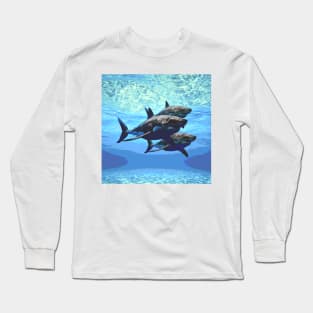 Shark Trio Long Sleeve T-Shirt